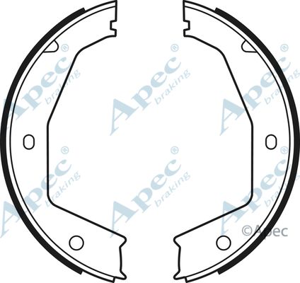 APEC BRAKING Bremžu loku kompl., Stāvbremze SHU713